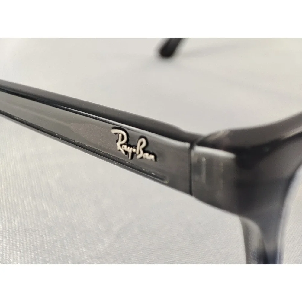 Ray-Ban Junior RB 1536 3730 Grey Blue Striped Eyeglass Frames 48-16-130 Kids